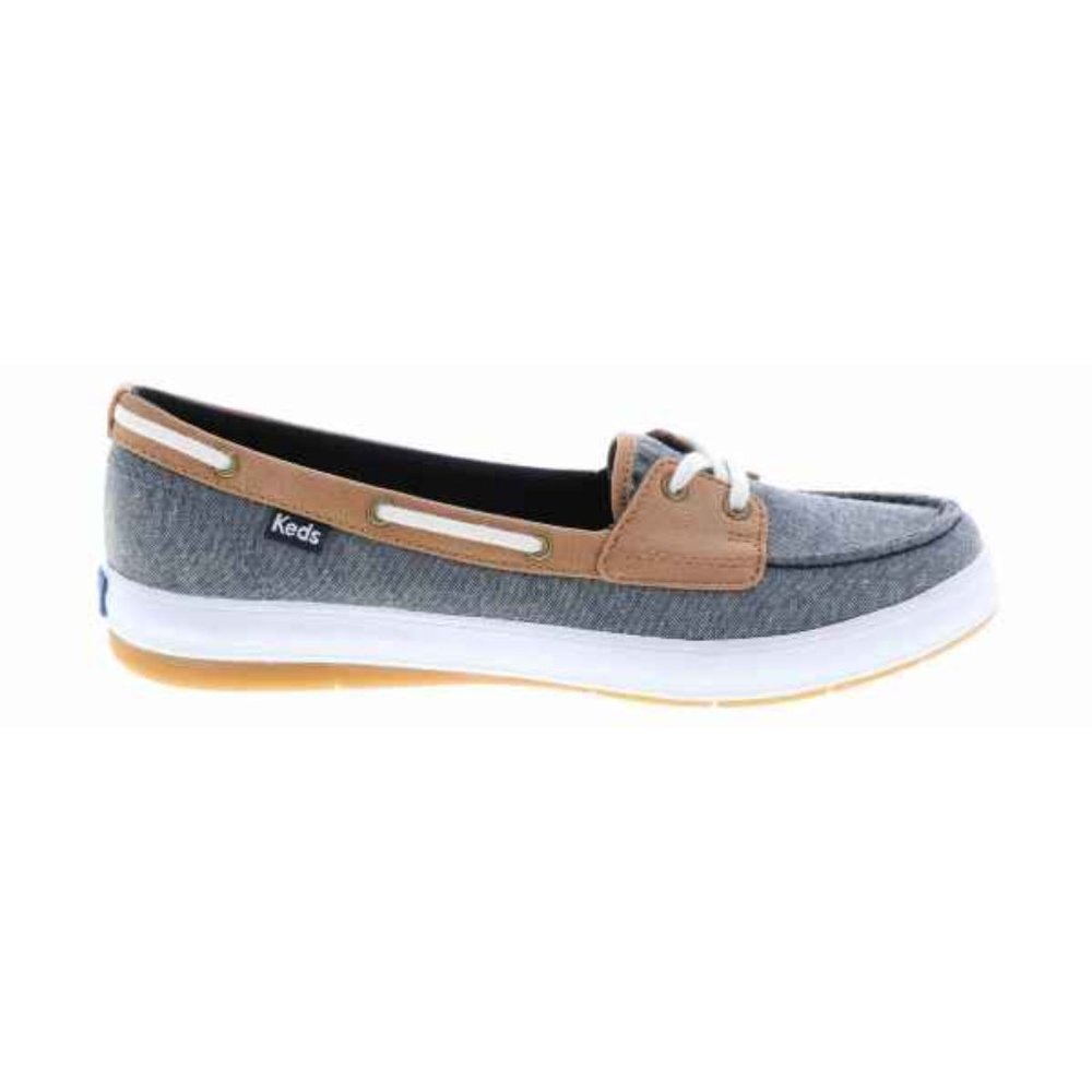 KEDS Charter Chambray Boat Shoes, Like New - Picture 9 of 14